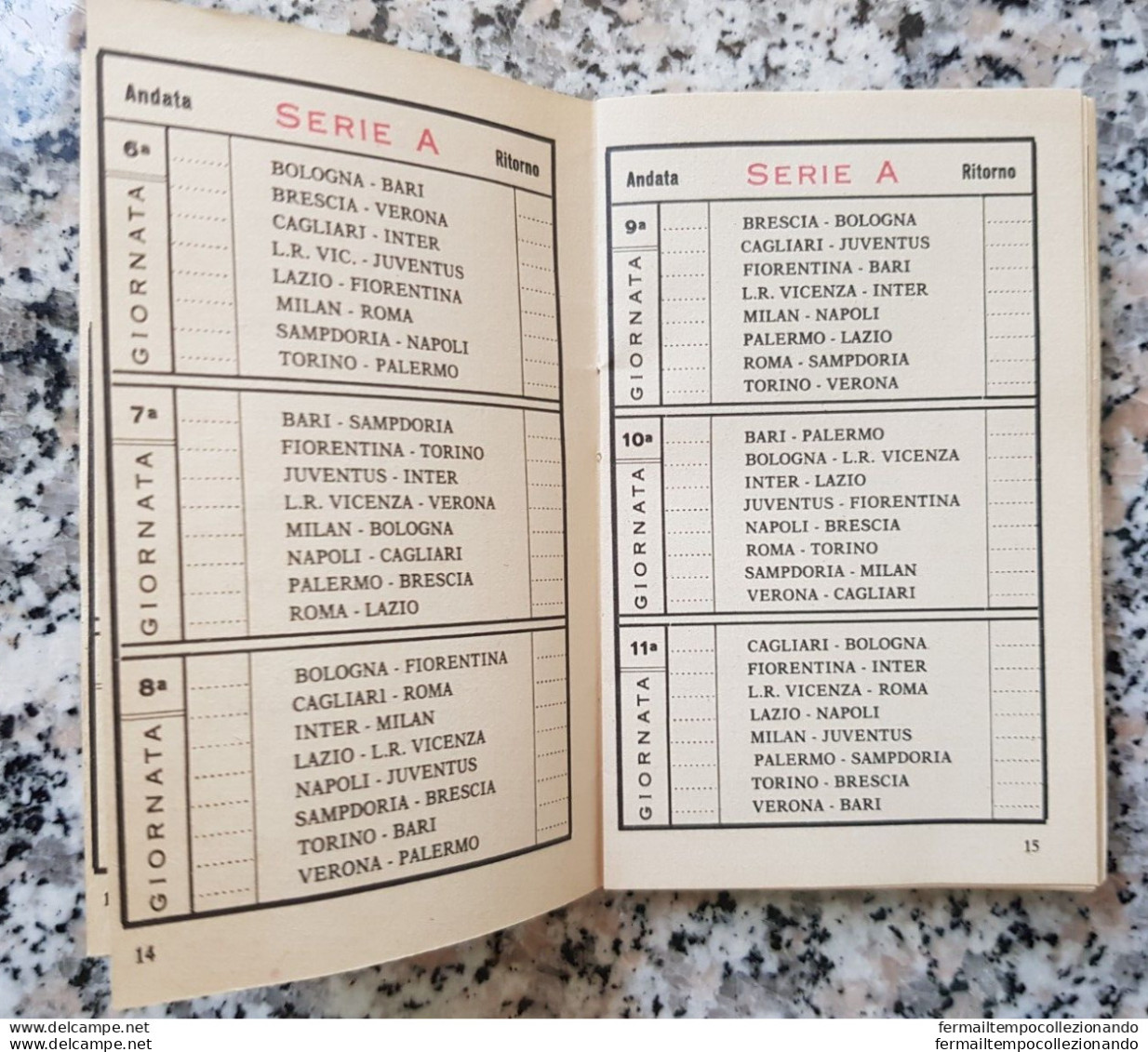 bp2 almanacco calcistico 1969-1970 rilegato con libretto s.antonio