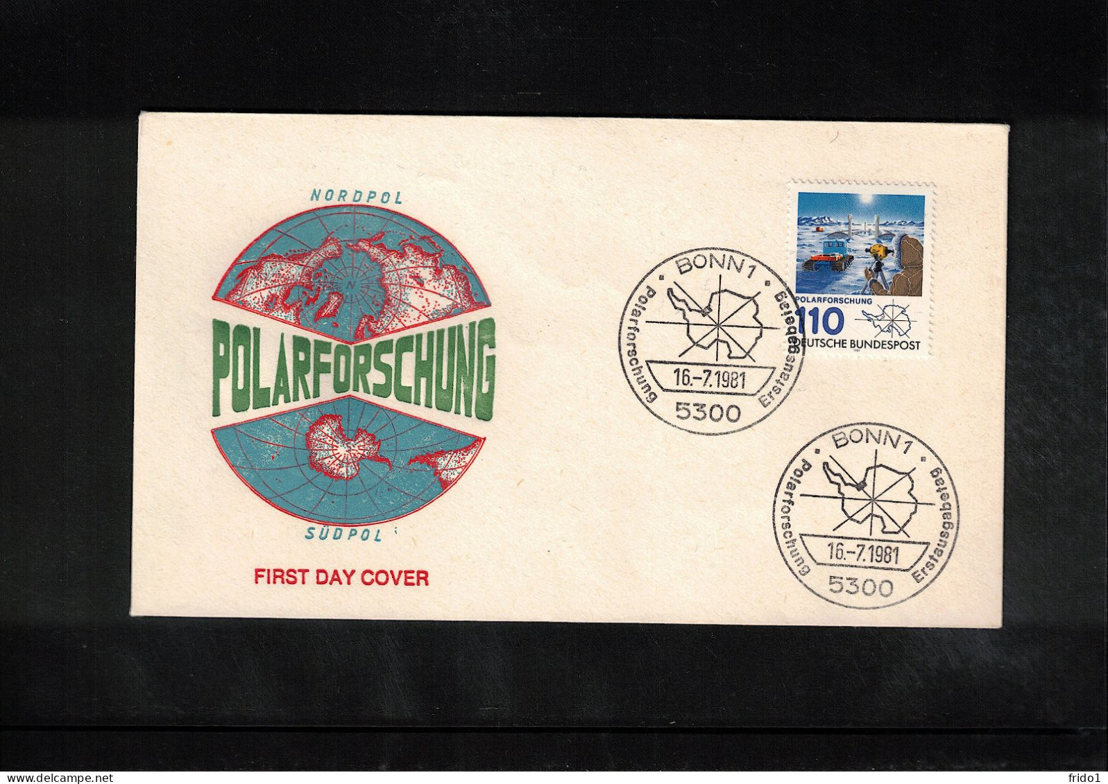 Germany 1981 Polar Research FDC - Forschungsprogramme