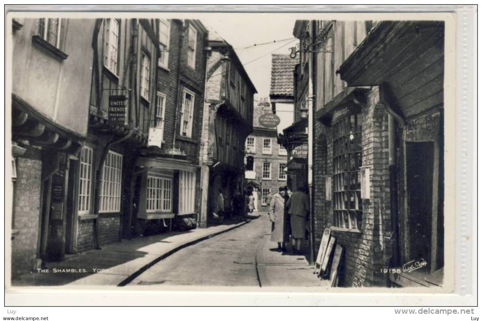 YORK - THE SHAMBLES  , Photo PC Walter Scott, Signee - York