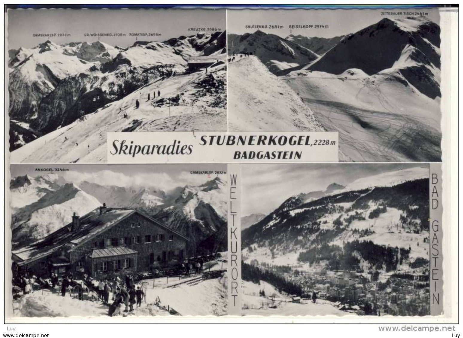 BAD GASTEIN - Stubnerkogel - Mehrbildkarte    1969 - Bad Gastein