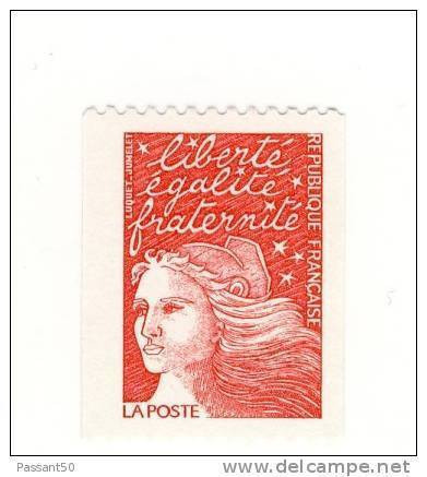 Luquet TVP Rouge Roulette "La Poste" YT 3084da TYPE II + N° Rouge. Voir Scan. Cote YT : 5 €, Maury N° 3086 IIb : 5 €. - Nuovi