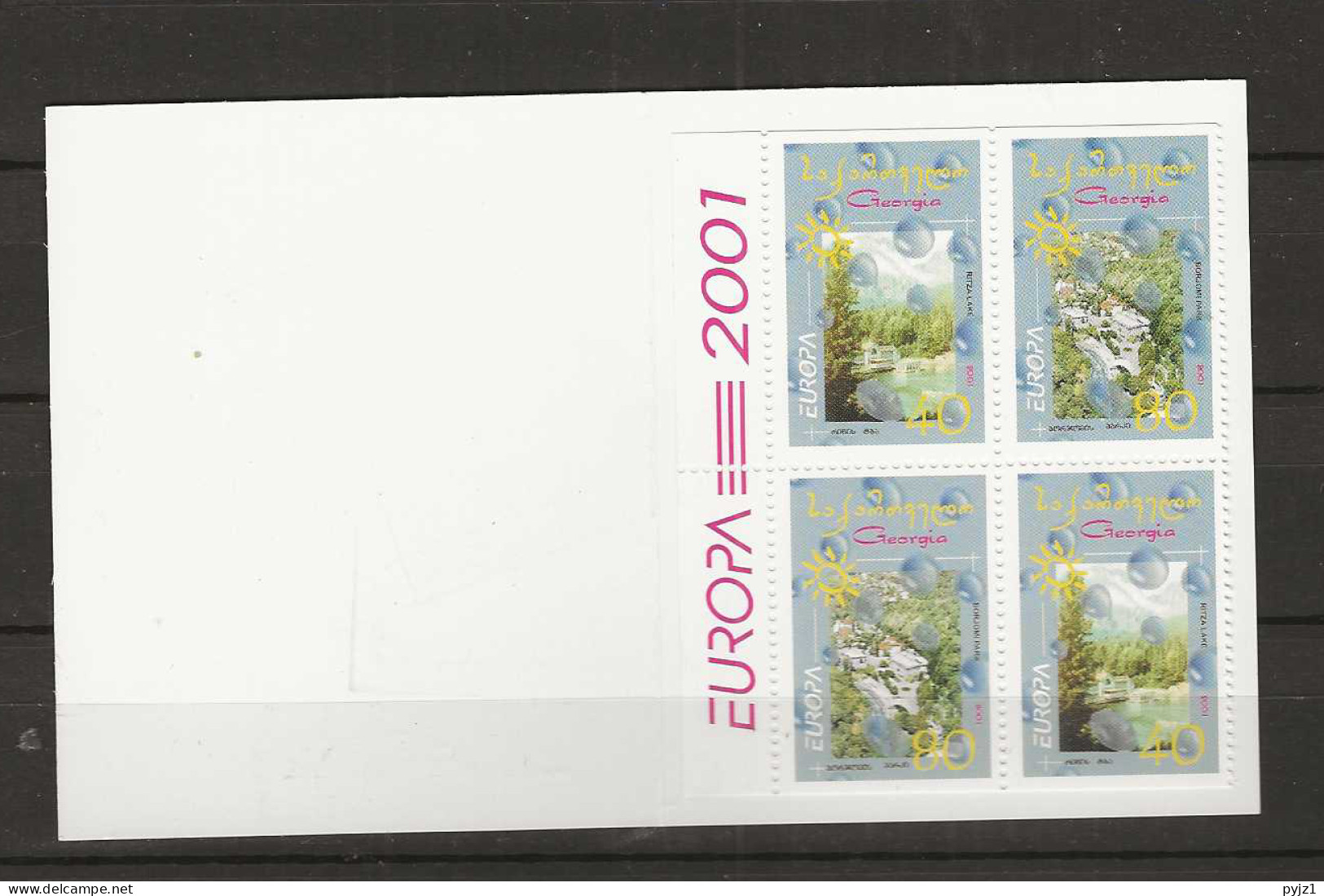 2001 MNH Georgia Booklet, Postfris** - 2001