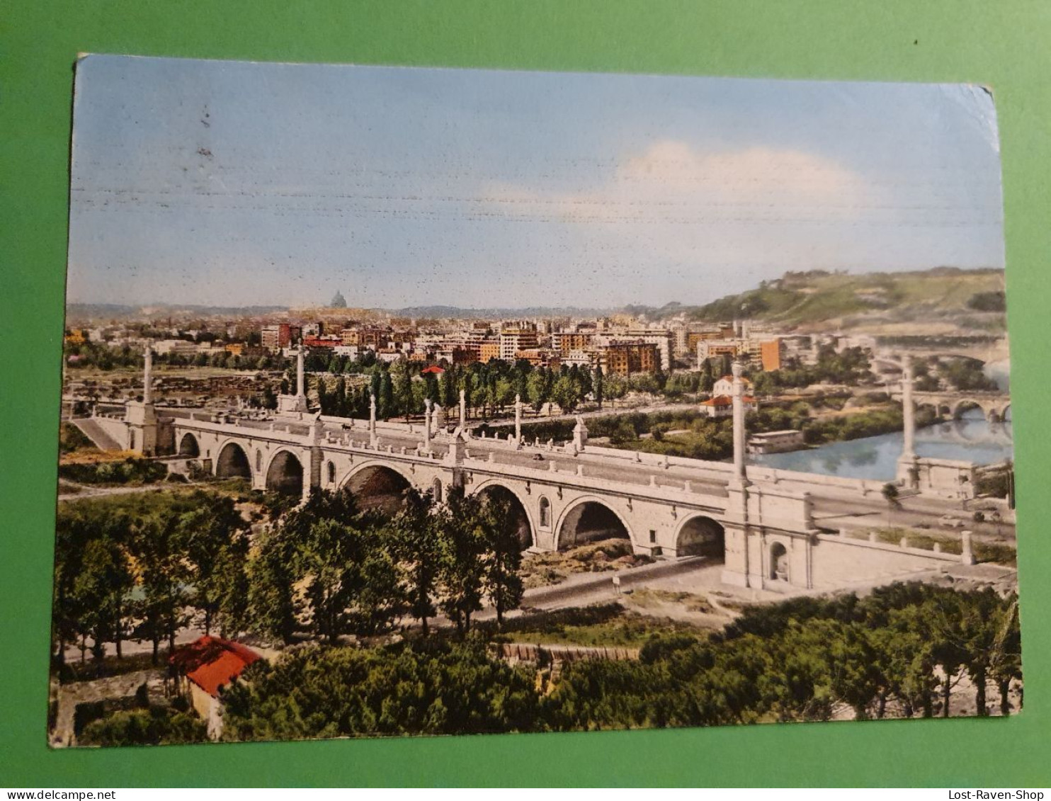 Roma - Gesamtansicht Freiheit-Brücke - Pontes