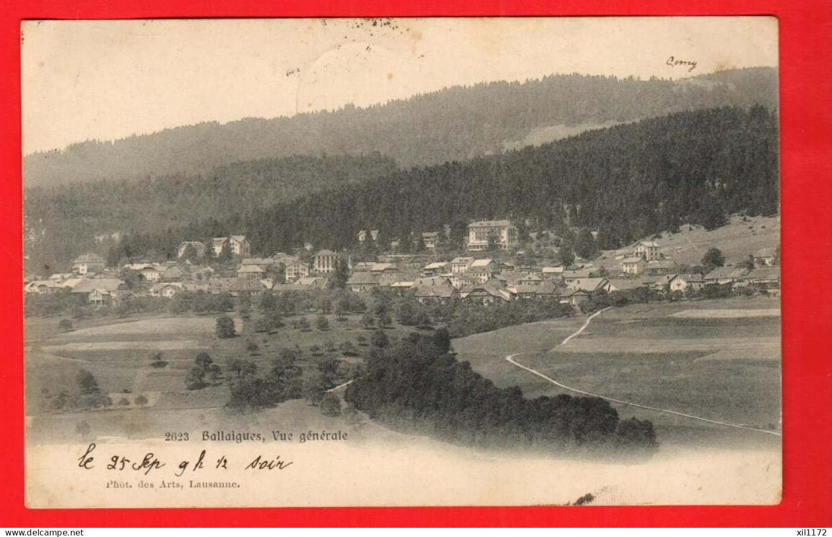 XZH-14  Ballaigues Vue Générale  Photo Des Arts 2623  Circ. 1904 - Ballaigues