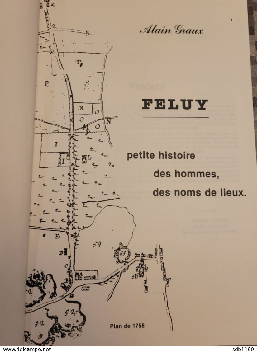 Livre 'Feluy, Petite Histoire Des Hommes, Des Noms De Lieux' Par Alain Graux (passionné D'histoire Locale) - Seneffe
