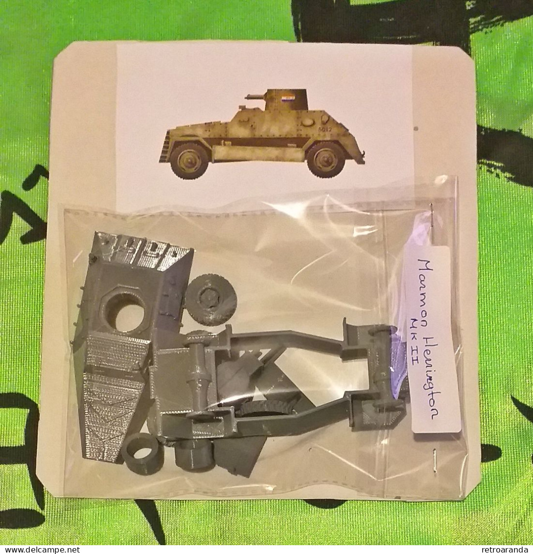 Kit Maqueta Para Montar Y Pintar - Vehículo Militar - Marmon Herrington Mk II . - Véhicules Militaires