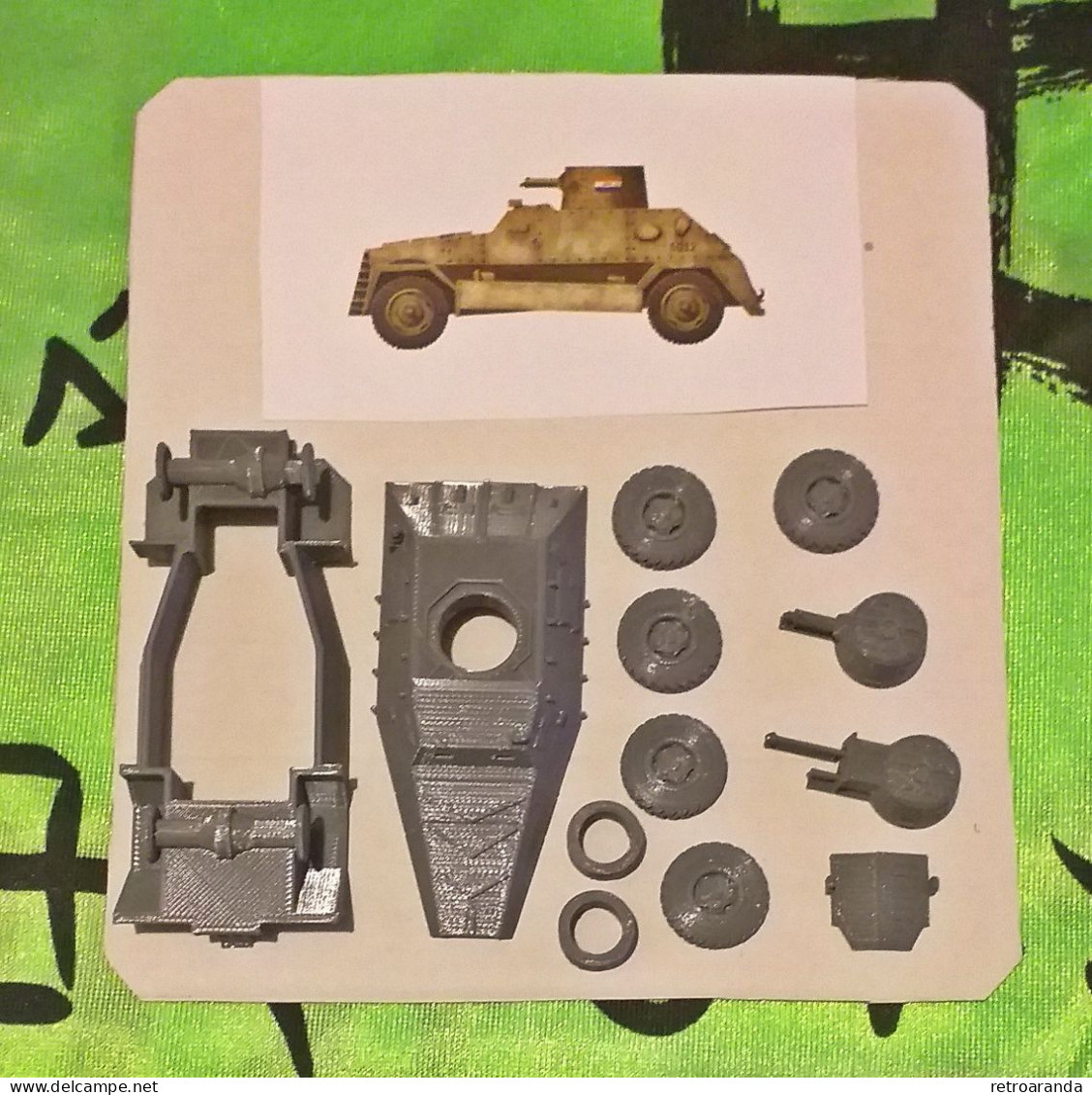 Kit maqueta para montar y pintar - Vehículo militar - Marmon herrington Mk II .