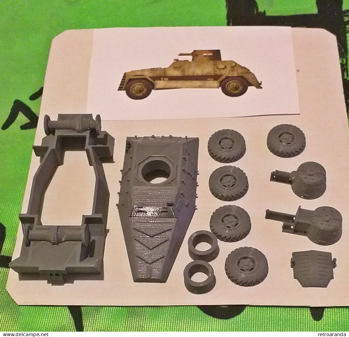 Kit maqueta para montar y pintar - Vehículo militar - Marmon herrington Mk II .