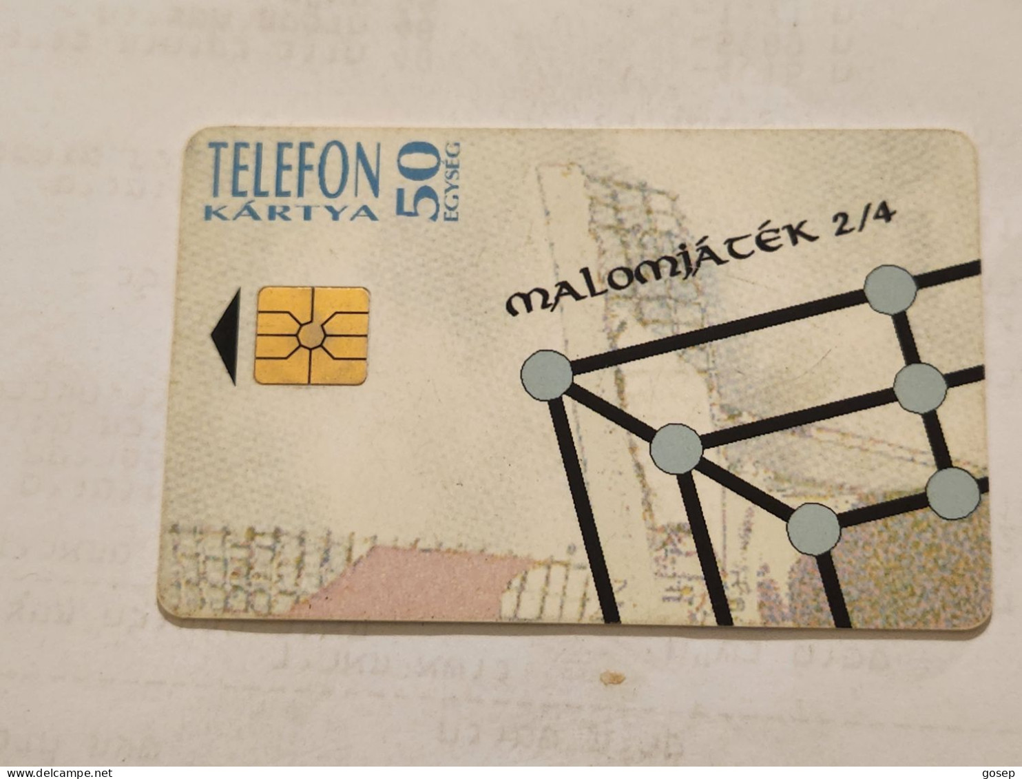 HUNGARY-(HU-P-1994-18Aa)-Malom -Tata (2/4)-(151)(50units)(1994)(tirage-250.000)-USED CARD+1card Prepiad Free - Hongarije