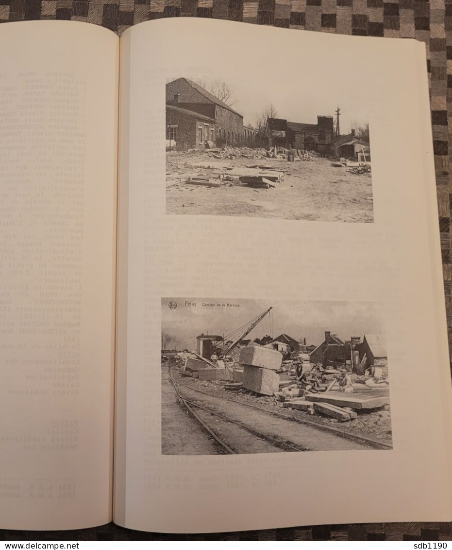 Livre 'Feluy, Les maîtres de carrières et les exploitations de 1800 à 1940' par Alain Graux, passionné d'histoire locale