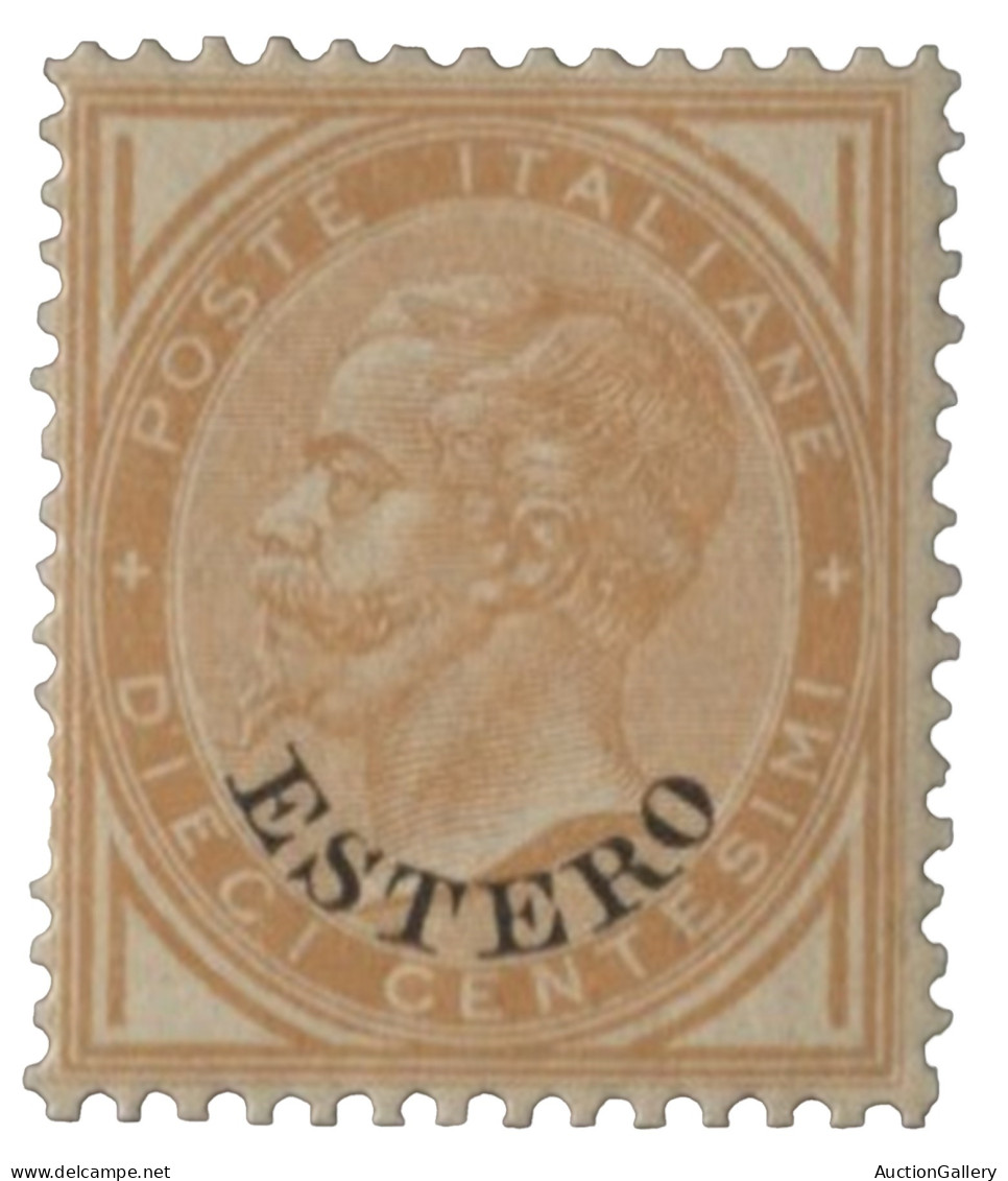 Uffici Postali All'Estero - Levante - 1874 Levante - 10 Cent Ocra Bene Dentellato - Centratura Nella Norma - ED - (4) - Otros & Sin Clasificación