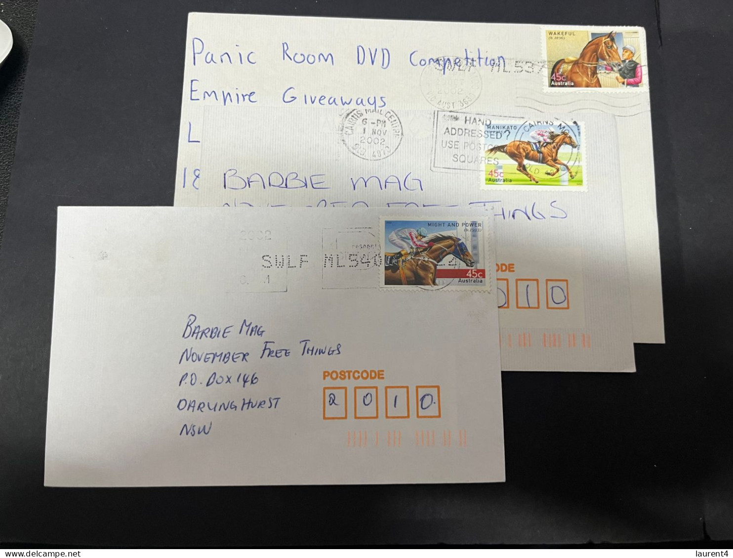 27-1-2024 (2 X 29) Australia (3 Covers) With Horse Racing Stamps - Brieven En Documenten