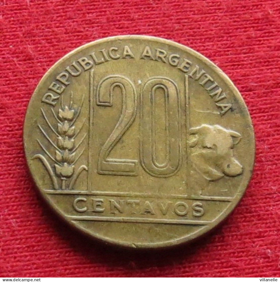 Argentina 20 Centavos 1946 KM# 42 *VT Argentine Argentinie - Argentina