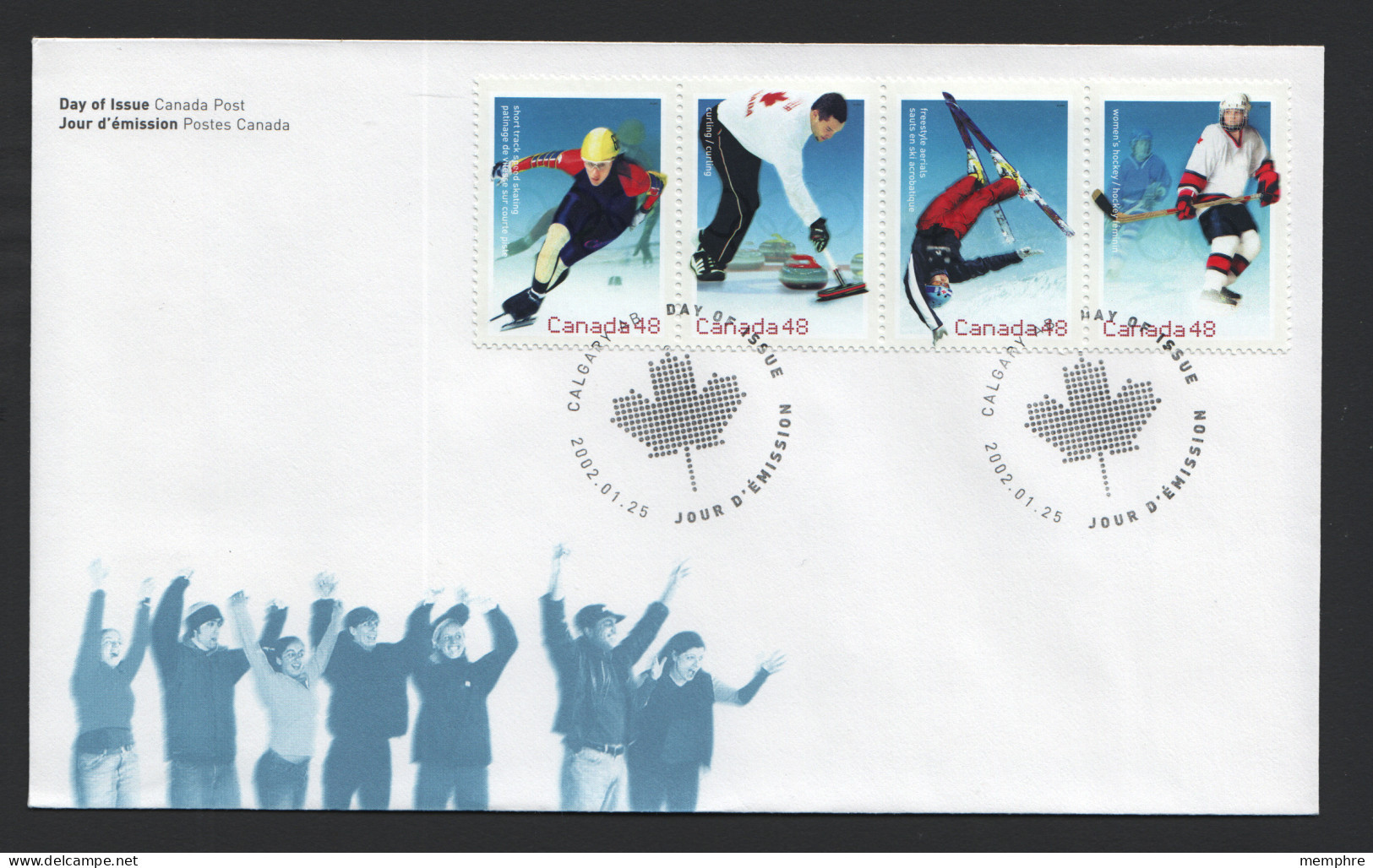 2002  Olympic Winter Games - Skating, Curling, Skiing, Hockey  Strip Of 4 Different  Sc 1936-9 - 2001-2010