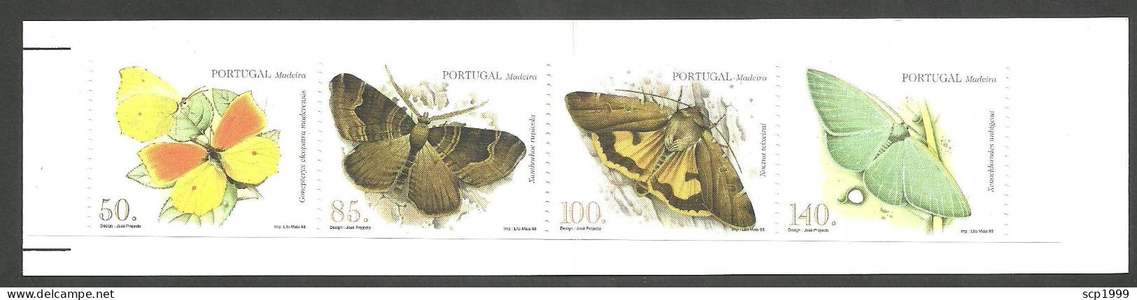 Portugal 1998 - Azores Insects Booklet MNH - Libretti