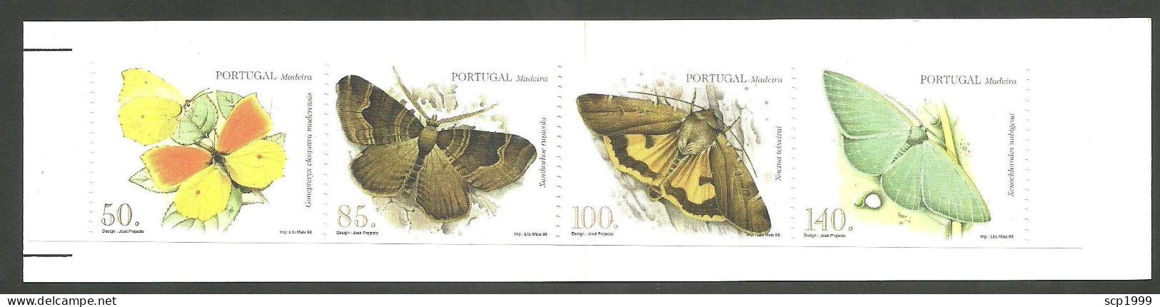 Portugal 1998 - Azores Insects Booklet MNH - Carnets