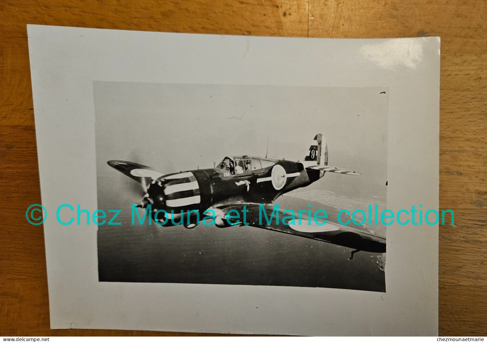 1942 VERS DAKAR PILOTE GEORGES LEMARE AVION CURTISS H75 PHOTO PLANE - Aviation