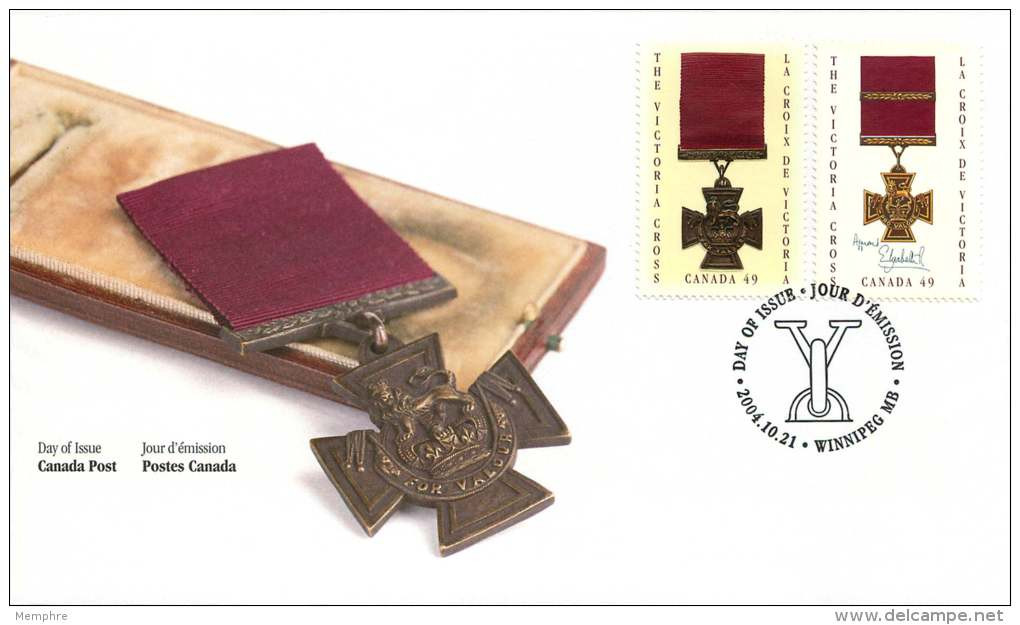 2004   Victoria Cross  Sc 2065-6  Se-tenant Pair - 2001-2010