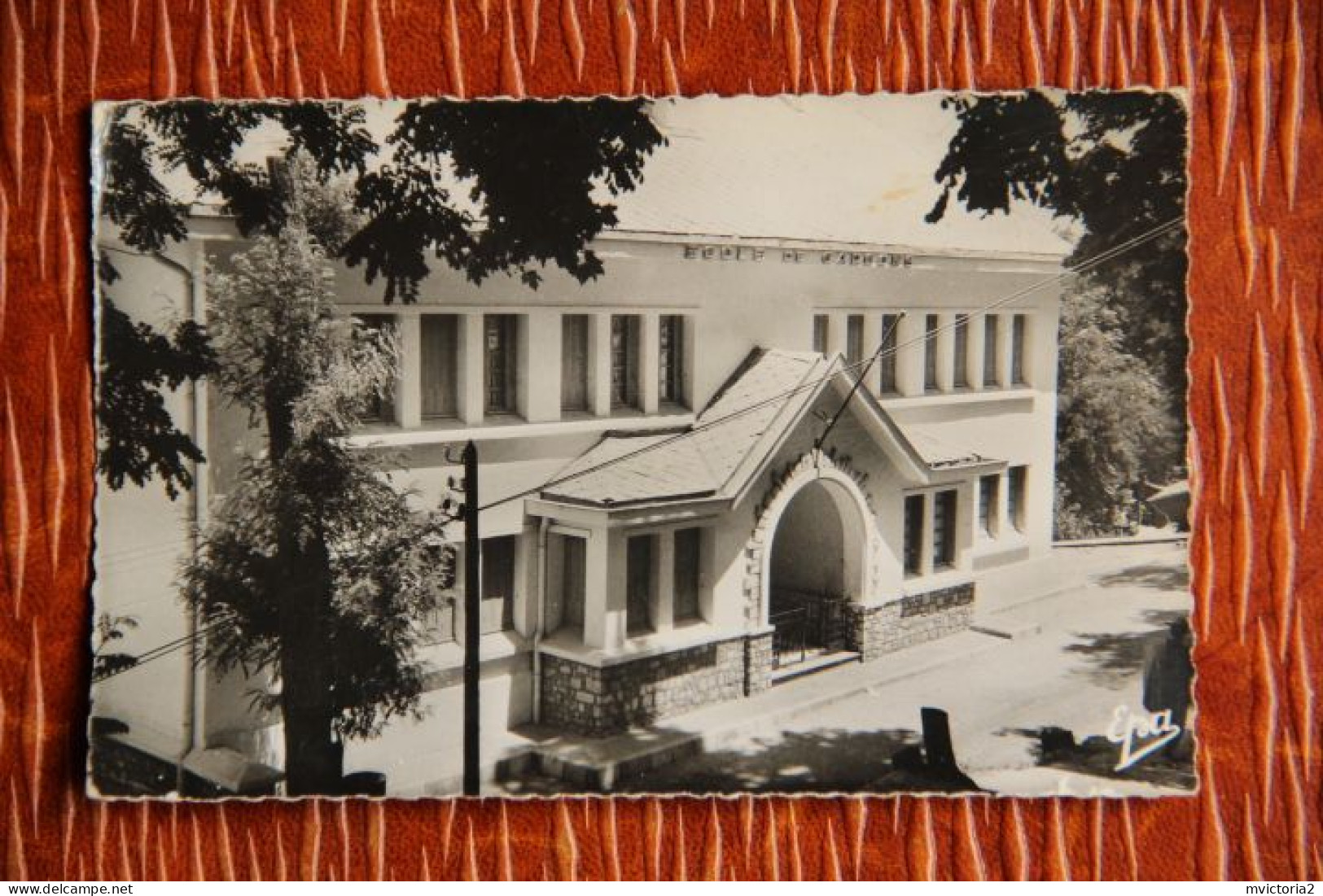 ALGERIE - FORT NATIONAL : Entrée De L'Ecole Des Garçons - Tizi Ouzou