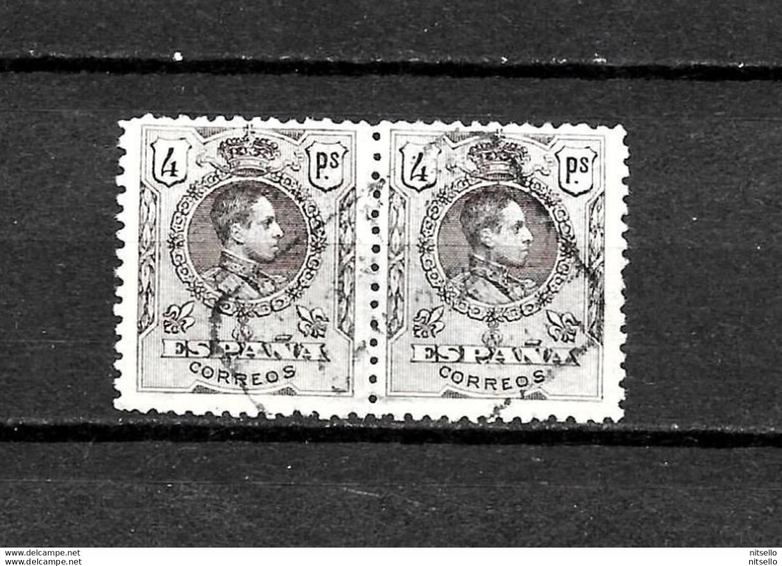 LOTE 2238 D /// ESPAÑA 1909-1922  EDIFIL Nº: 279 EN PAREJA  CATLOG/COTE: 58€ ¡¡¡ OFERTA - LIQUIDATION - JE LIQUIDE !!! - Usados