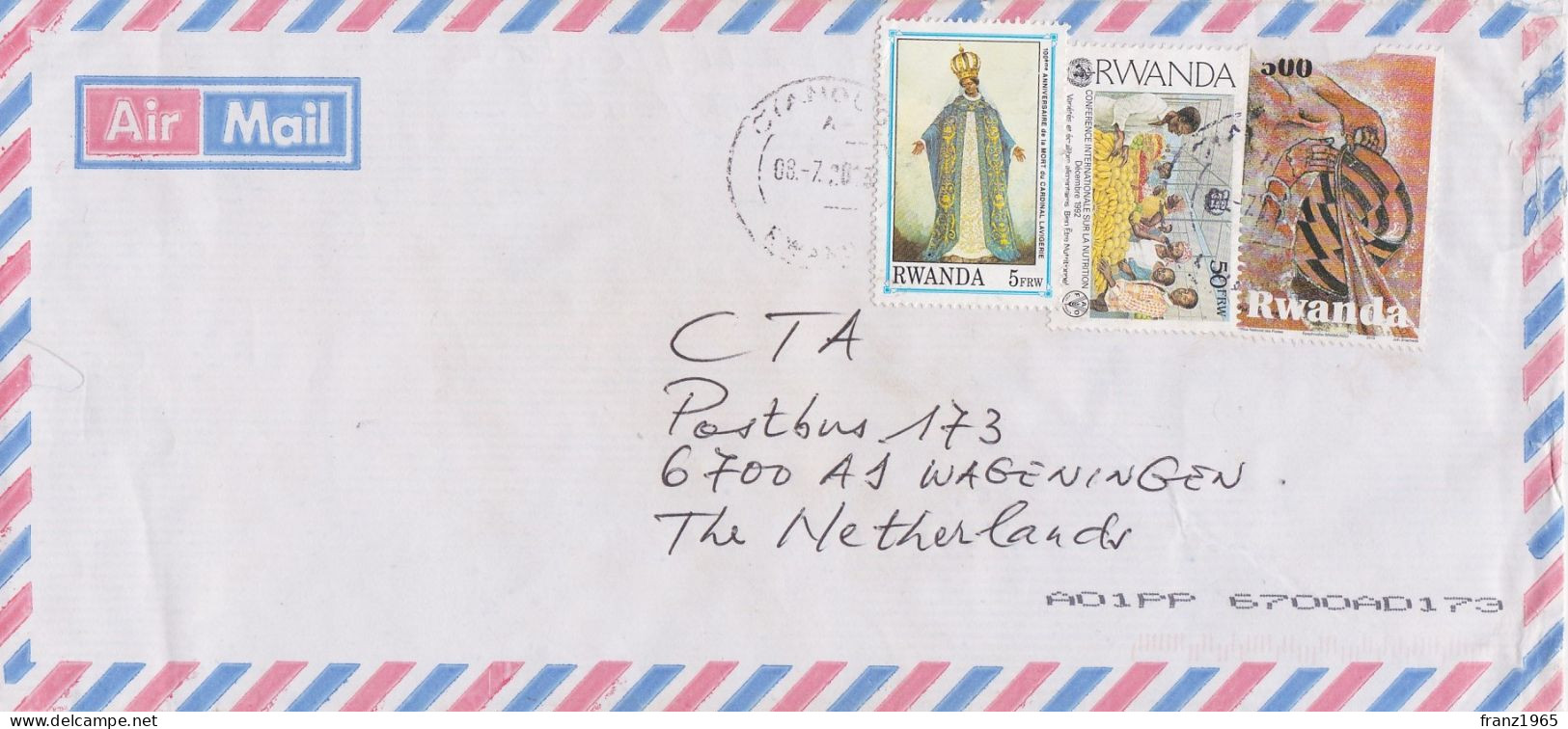 From Rwanda To Netherlands - 2000s - Lettres & Documents