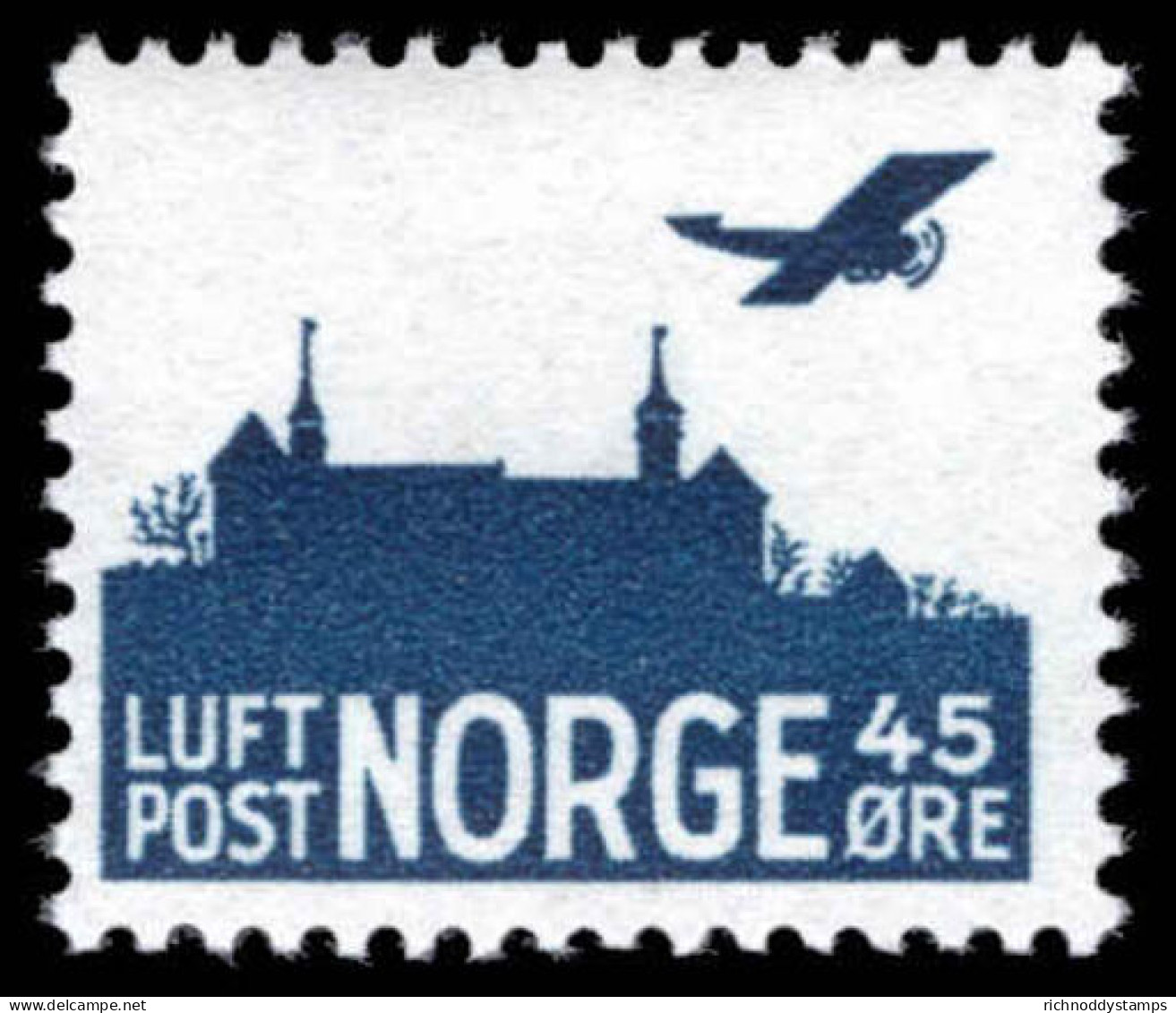 Norway 1937 Air Without Wmk Unmounted Mint. - Ongebruikt
