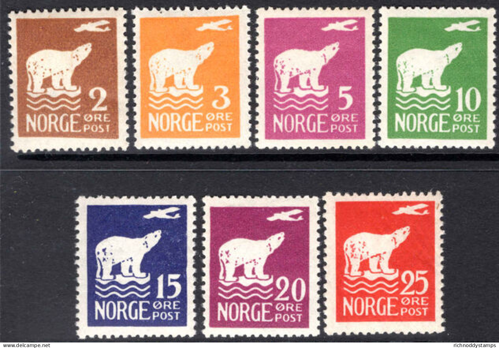 Norway 1925 Amundsen's Polar Flight Unmounted Mint. - Ongebruikt