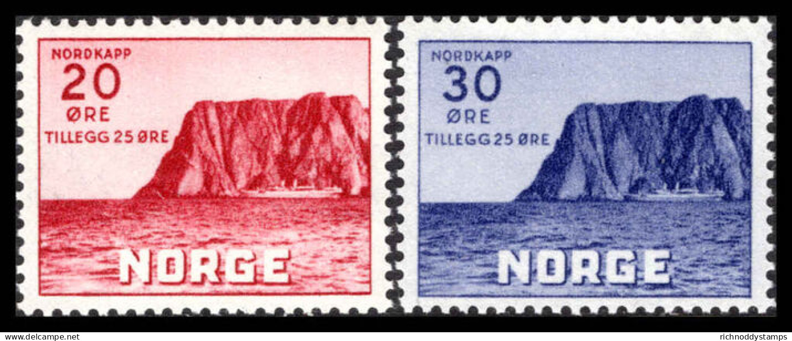 Norway 1938 Norwegian Tourist Association Fund Unmounted Mint. - Unused Stamps