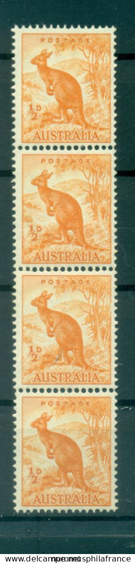 Australie 1948-49 - Y & T N. 163A - Série Courante (Michel N. 194) - Bande Coil (xi) - Mint Stamps