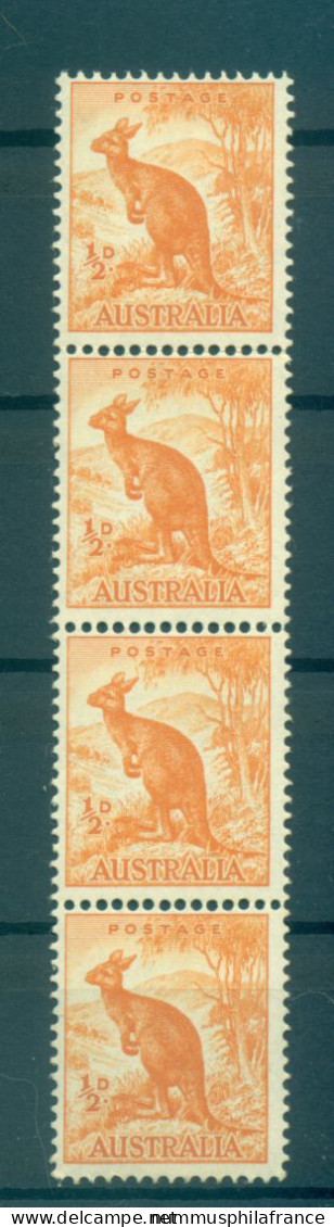 Australie 1948-49 - Y & T N. 163A - Série Courante (Michel N. 194) - Bande Coil (xii) - Mint Stamps