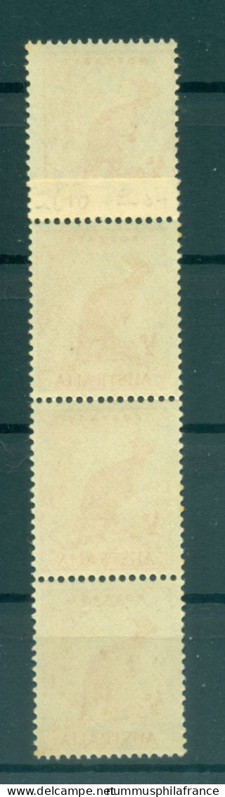 Australie 1948-49 - Y & T N. 163A - Série Courante (Michel N. 194) - Bande Coil (xvi) - Mint Stamps