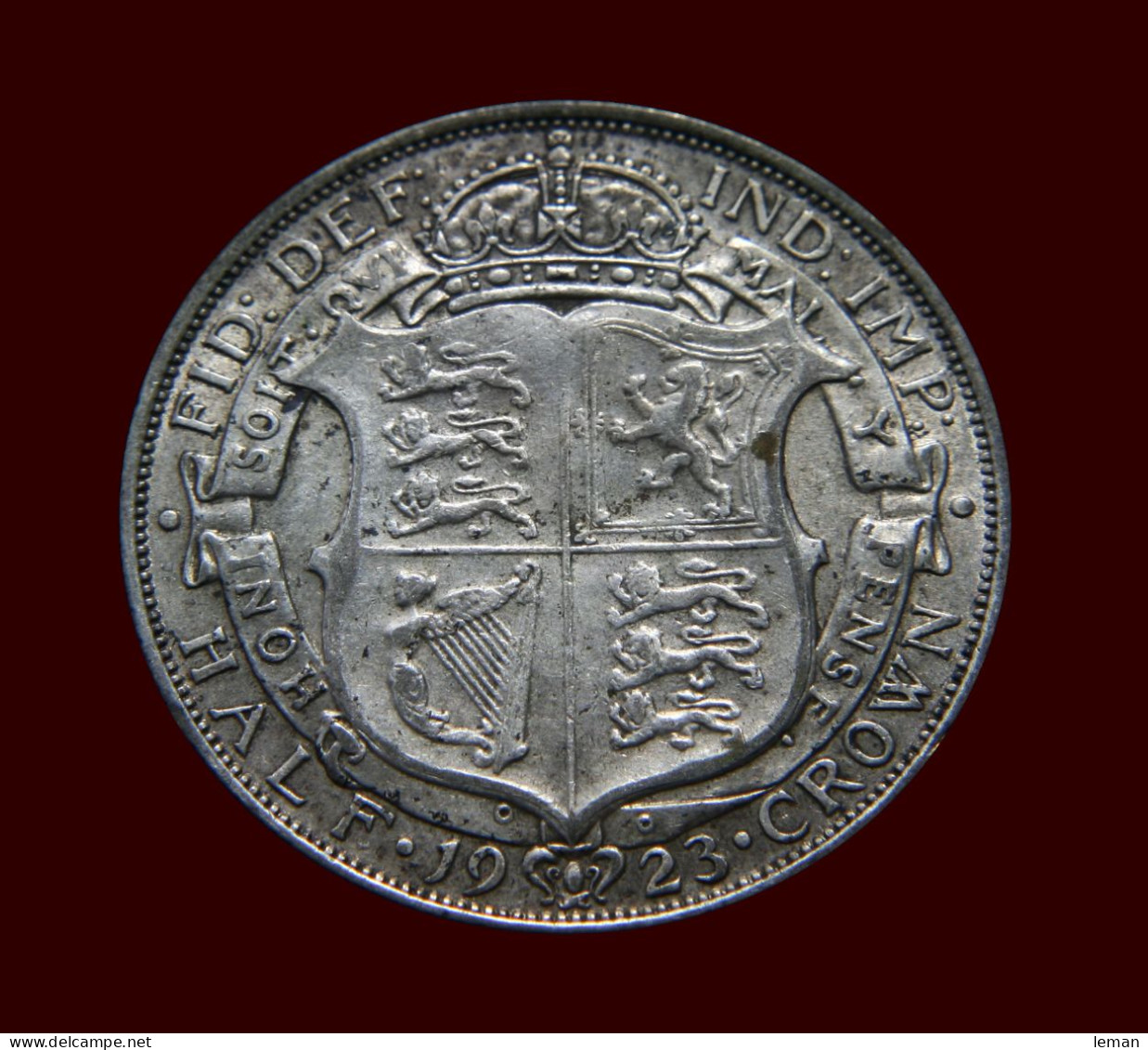 Great Britain George V 1923 Half-Crown VF British 1/2 Crown - Otros & Sin Clasificación