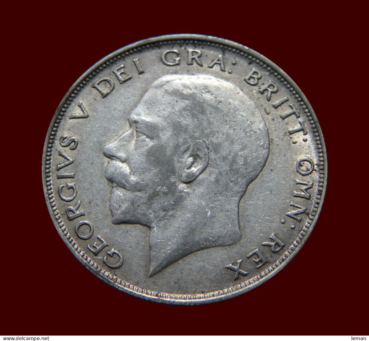 Great Britain George V 1923 Half-Crown VF British 1/2 Crown - Autres & Non Classés