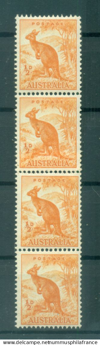 Australie 1948-49 - Y & T N. 163A - Série Courante (Michel N. 194) - Bande Coil (xx) - Mint Stamps