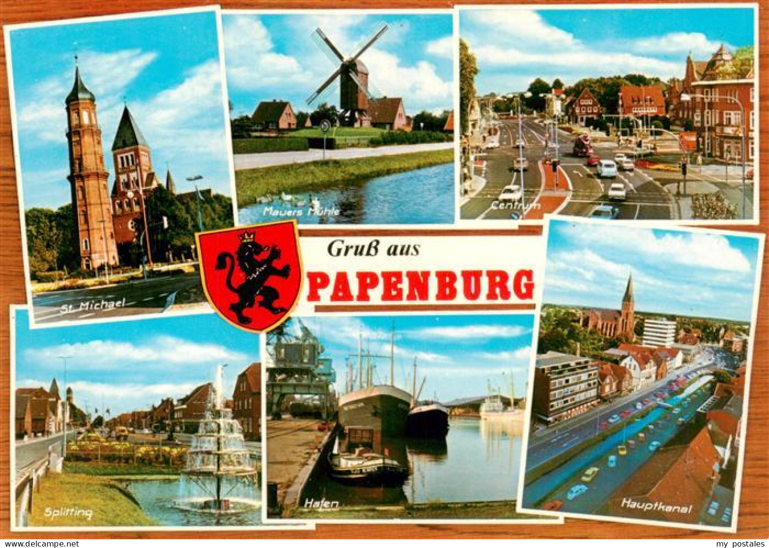 73953036 Papenburg_Ems St. Michael Kirche Muehle Centrum Splitting Hafen Hauptka - Papenburg