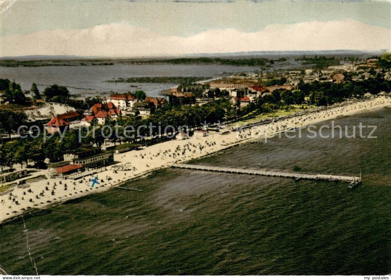 73732206 Eckernfoerde Ostseebad Fliegeraufnahme Panorama  - Eckernförde