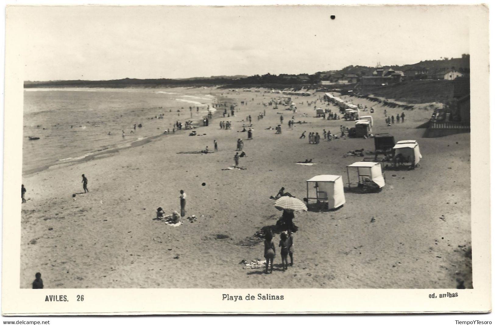 Postcard - Spain, Salinas Beach, N°324 - Asturias (Oviedo)