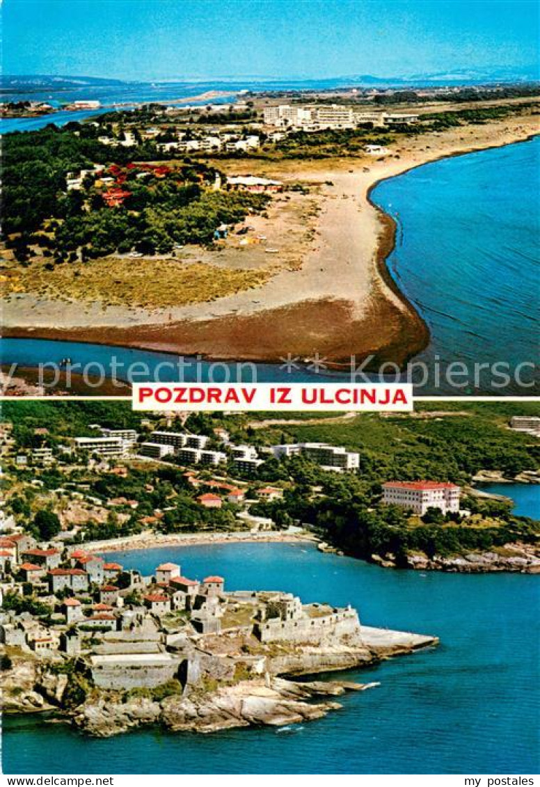 73731425 Ulcinj Montenegro Kuestenpanorama Bucht Ulcinj Montenegro - Montenegro