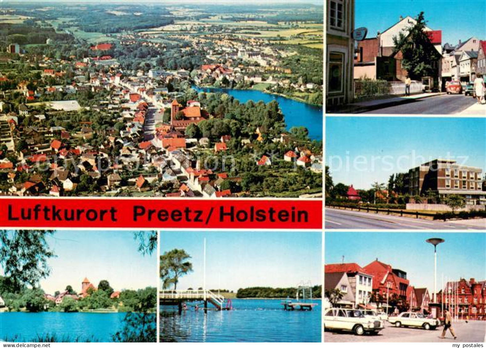 73731366 Preetz Holstein Luftbild Motive Innenstadt Partie Am Wasser Preetz Hols - Preetz