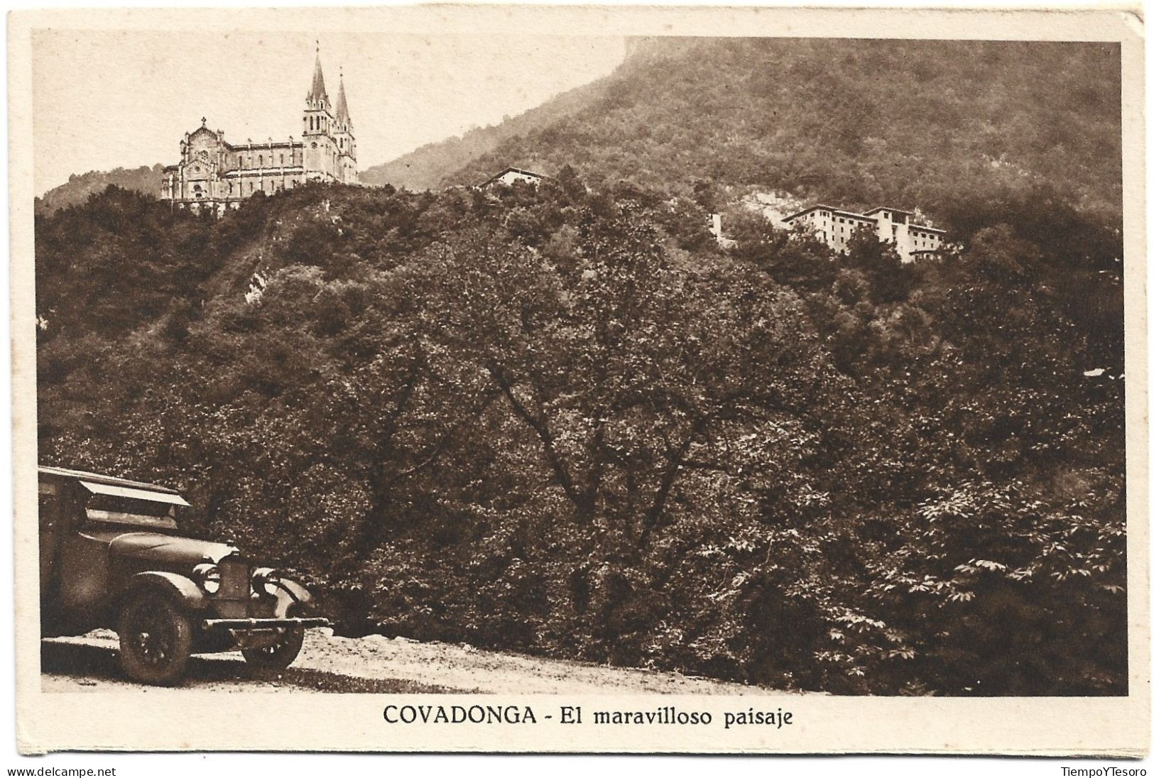Postcard - Spain, Asturias, Covadonga, Landscape, N°369 - Asturias (Oviedo)