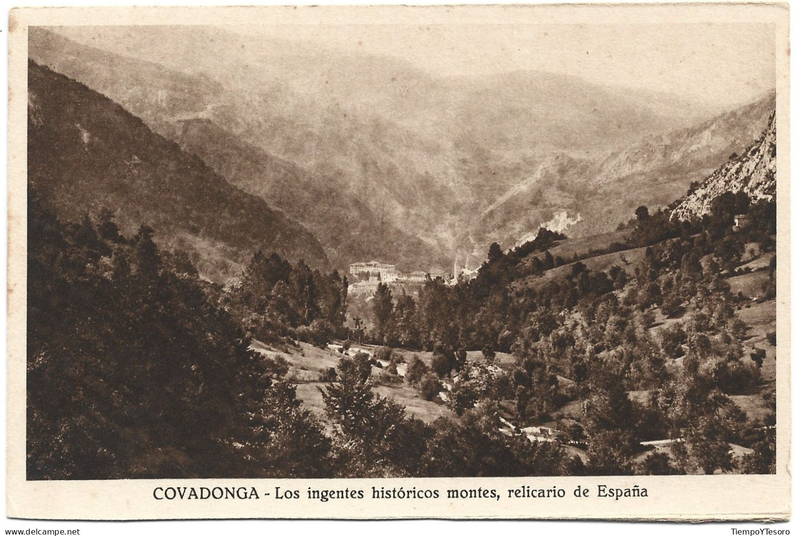 Postcard - Spain, Asturias, Covadonga, Mountains, N°370 - Asturias (Oviedo)
