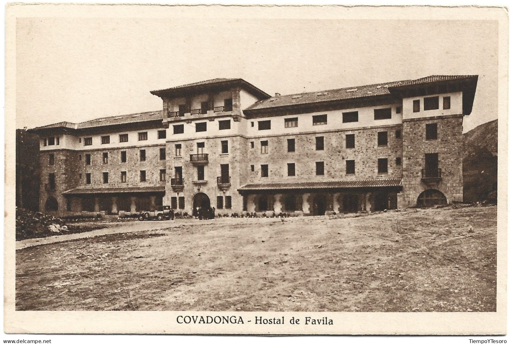 Postcard - Spain, Asturias, Covadonga, Favila's Hostel, N°371 - Asturias (Oviedo)