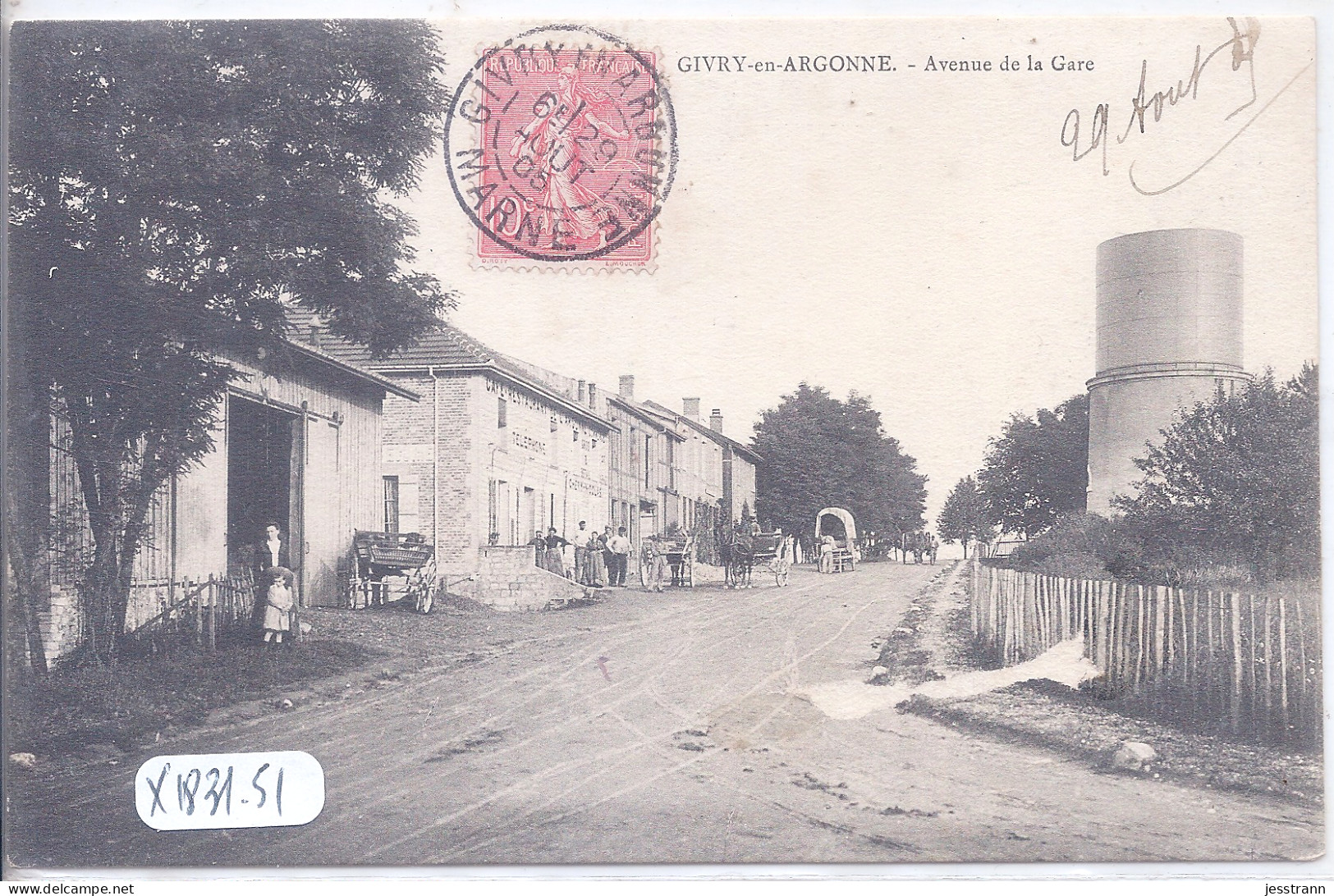 GIVRY-EN-ARGONNE- AVENUE DE LA GARE - Givry En Argonne