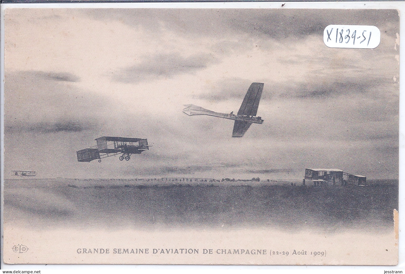 BETHENY- GRANDE SEMAINE D AVIATION DE CHAMPAGNE- 1909 - Bétheny