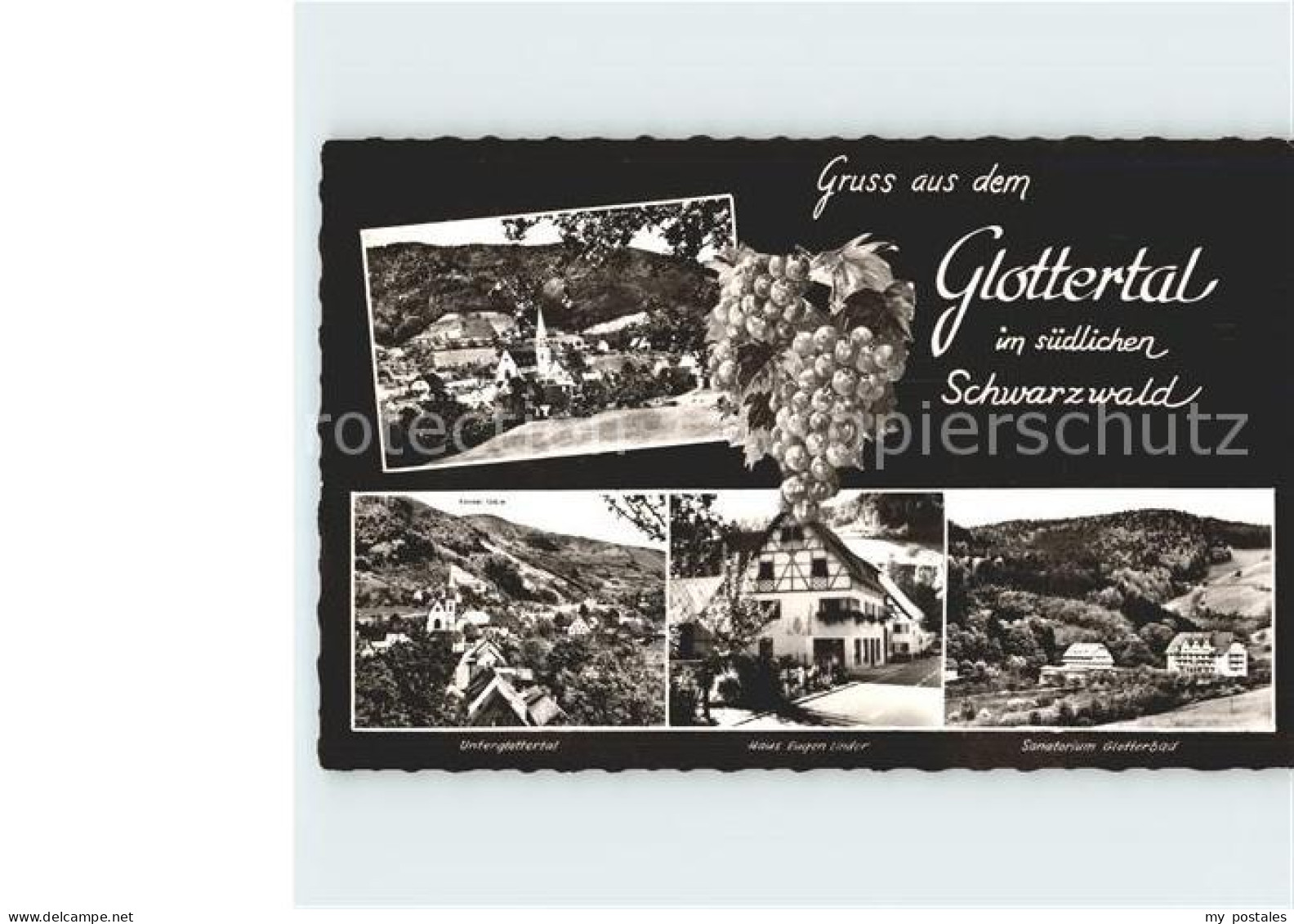 71901347 Glottertal Teilansichten Gasthof Weintrauben Kandel Sanatorium Glottert - Glottertal