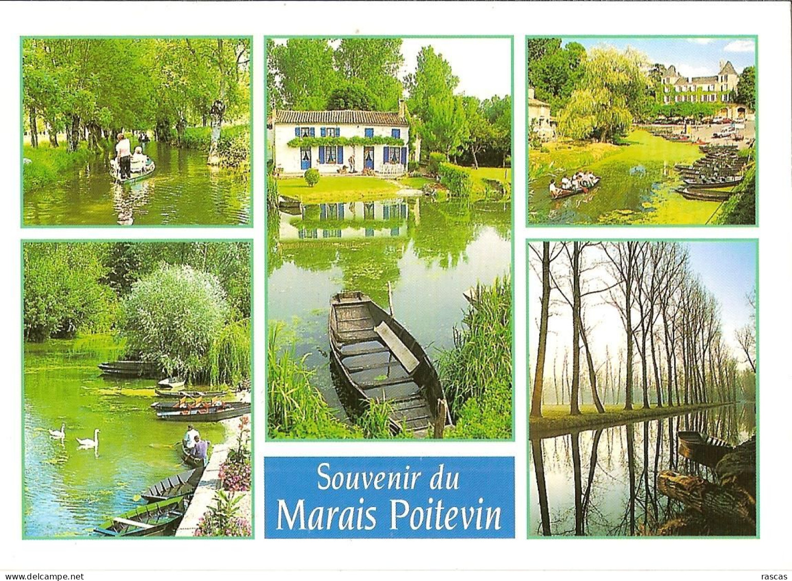 CPM - SOUVENIR DU MARAIS POITEVIN - MULTIVUES - Poitou-Charentes