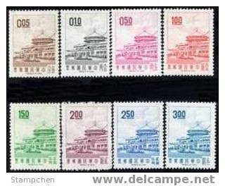 Taiwan 1968 Chungshan Building Stamps Architecture - Ungebraucht