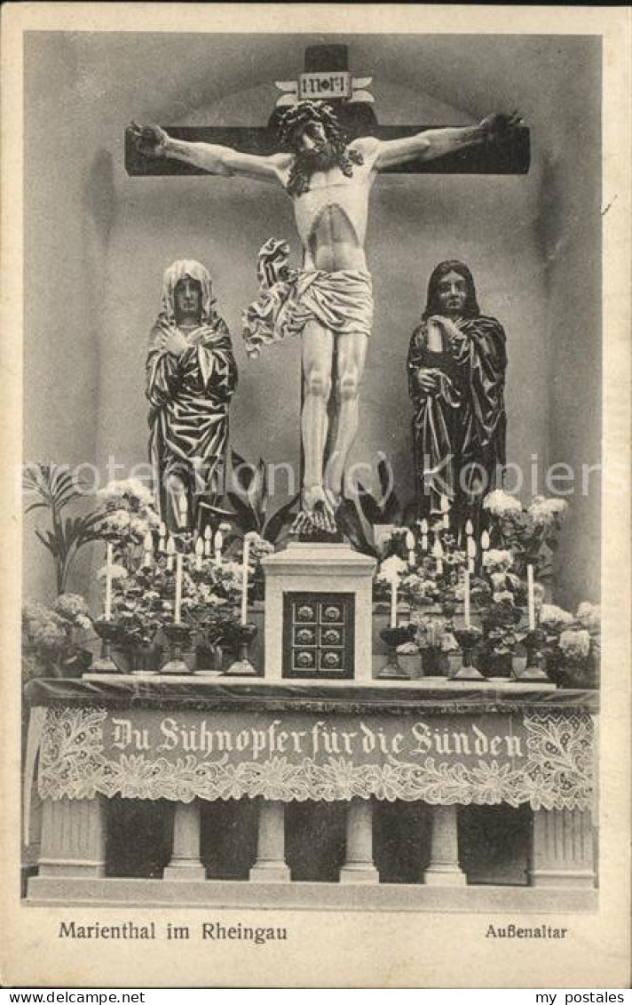 41506390 Eltville Marienthal Aussenaltar Eltville - Eltville