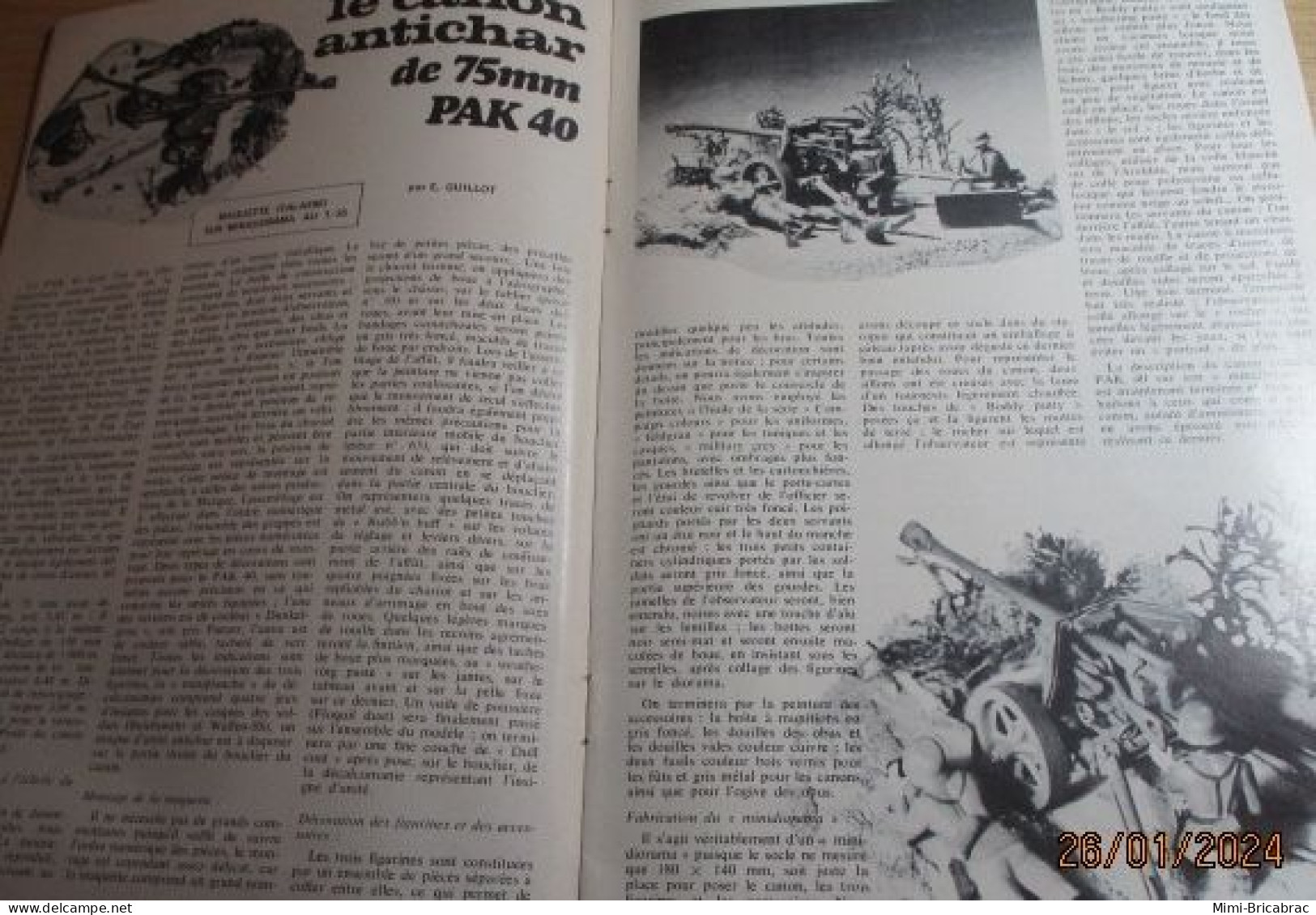 CAGI 1e Revue de maquettisme plastique années 60/70 : MPM n°44 de 1974 très bon état ! Sommaire en photo 2 ou 3