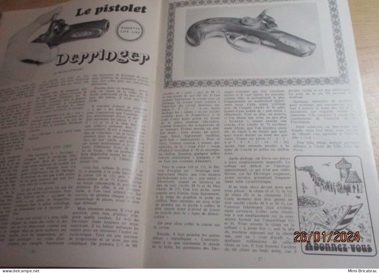 CAGI 1e Revue de maquettisme plastique années 60/70 : MPM n°42 de 1974 très bon état ! Sommaire en photo 2 ou 3